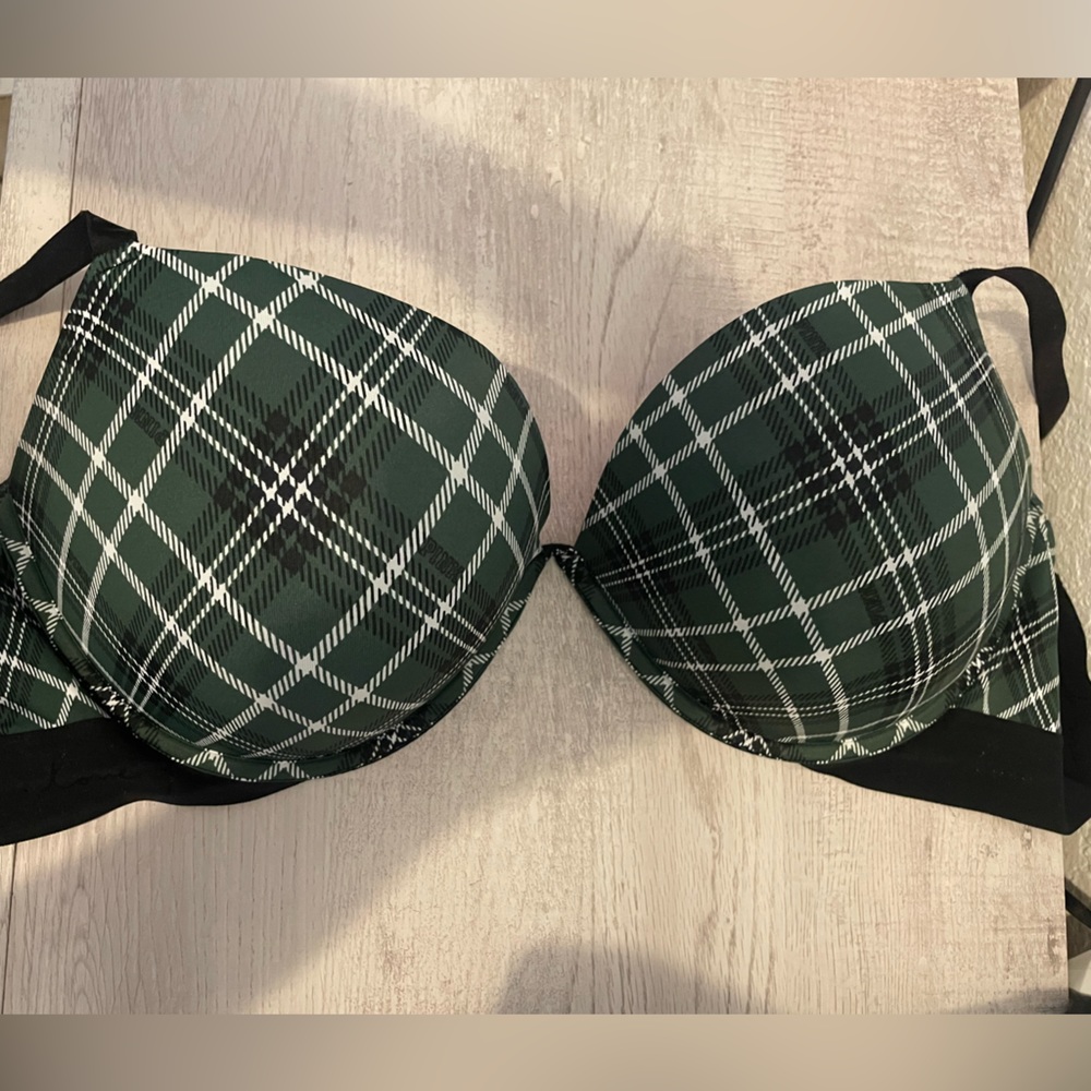 PINK Victoria Secret Plaid Bra